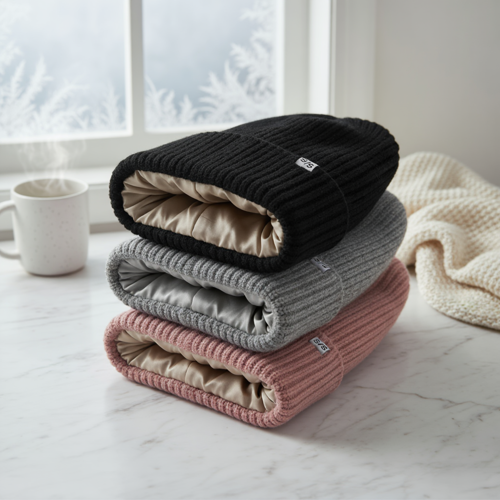 Silkemyk Vinterlue for Håret