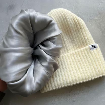 Silkemyk Vinterlue for Håret